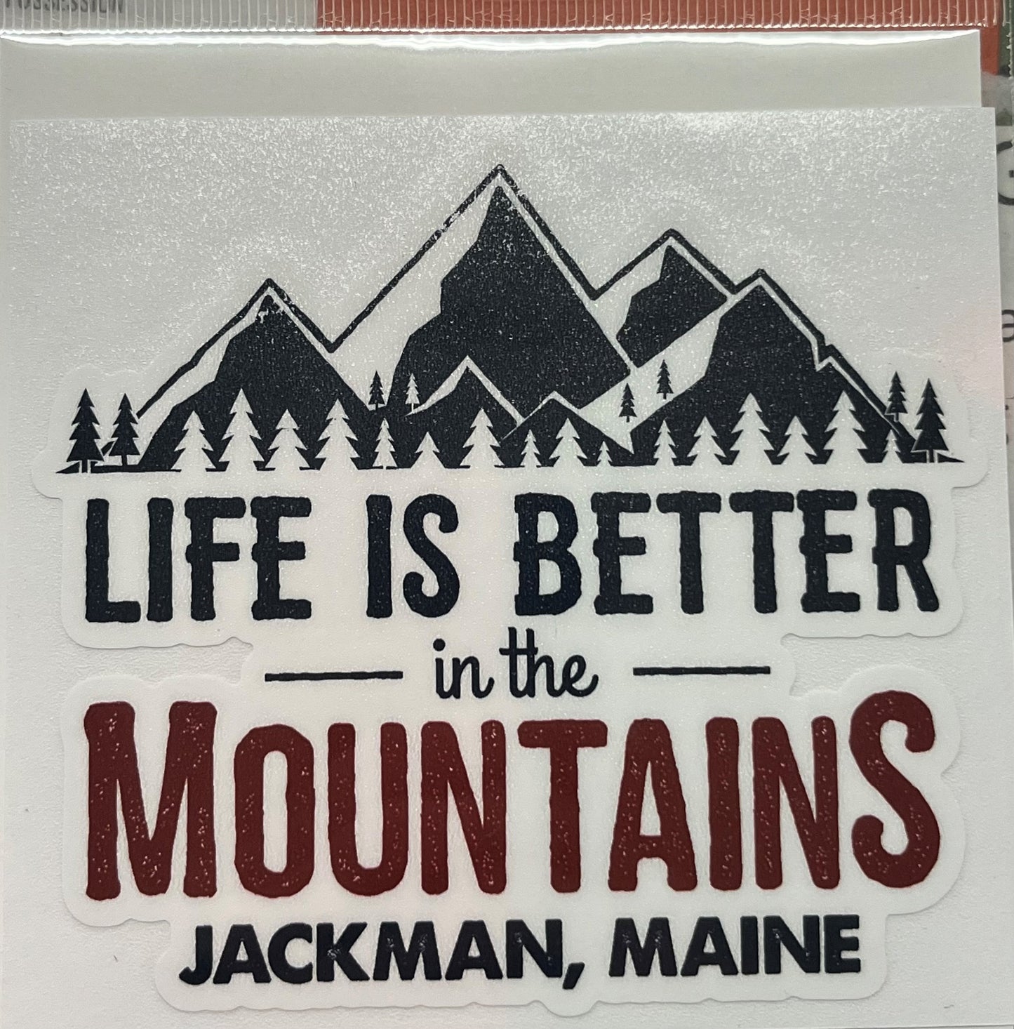 Jackman Maine Stickers