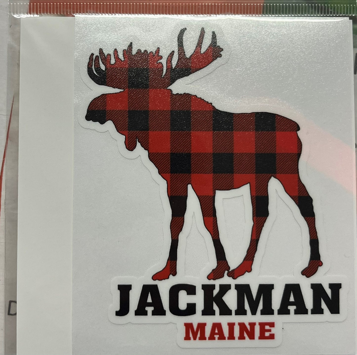 Jackman Maine Stickers