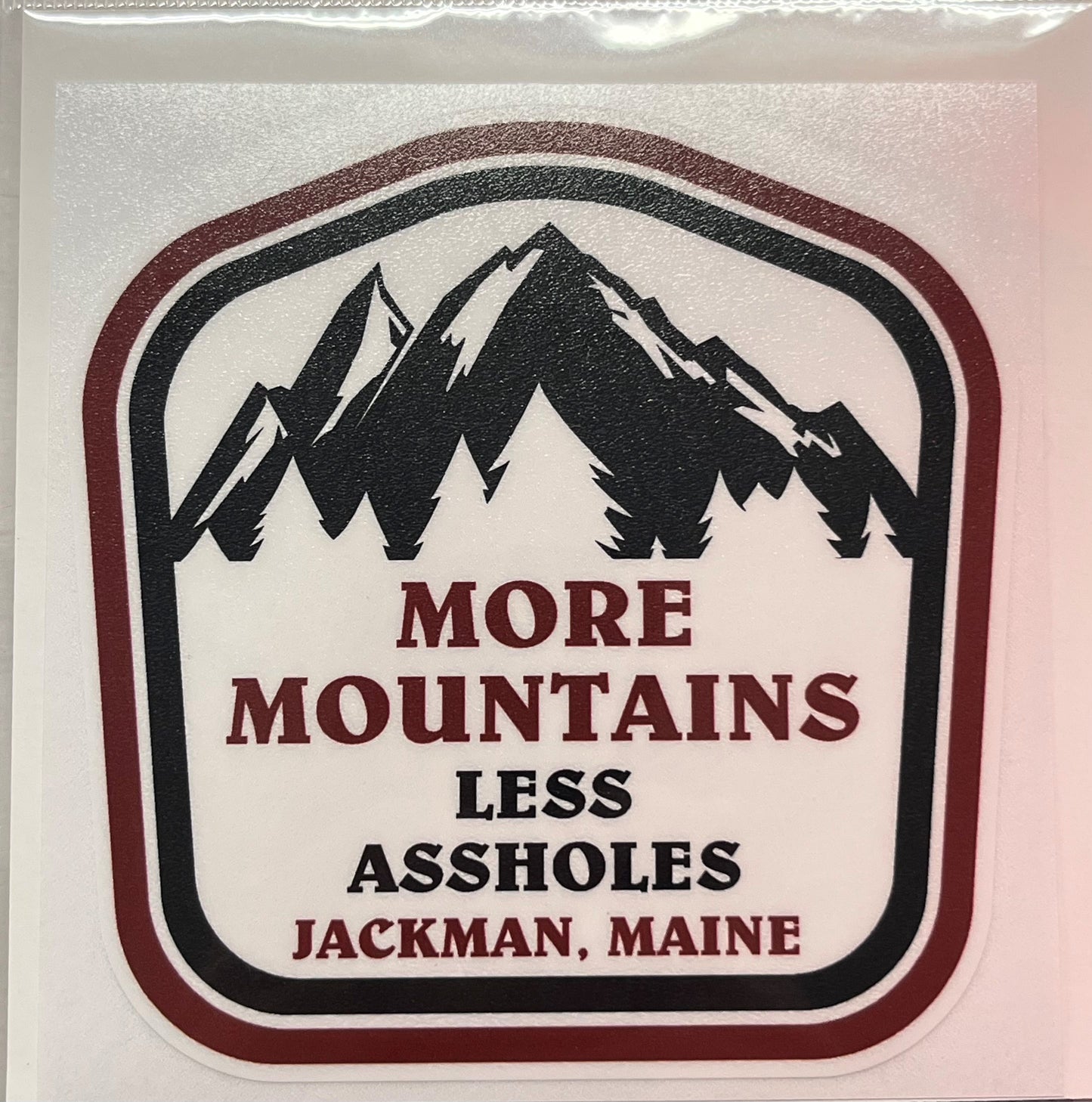 Jackman Maine Stickers