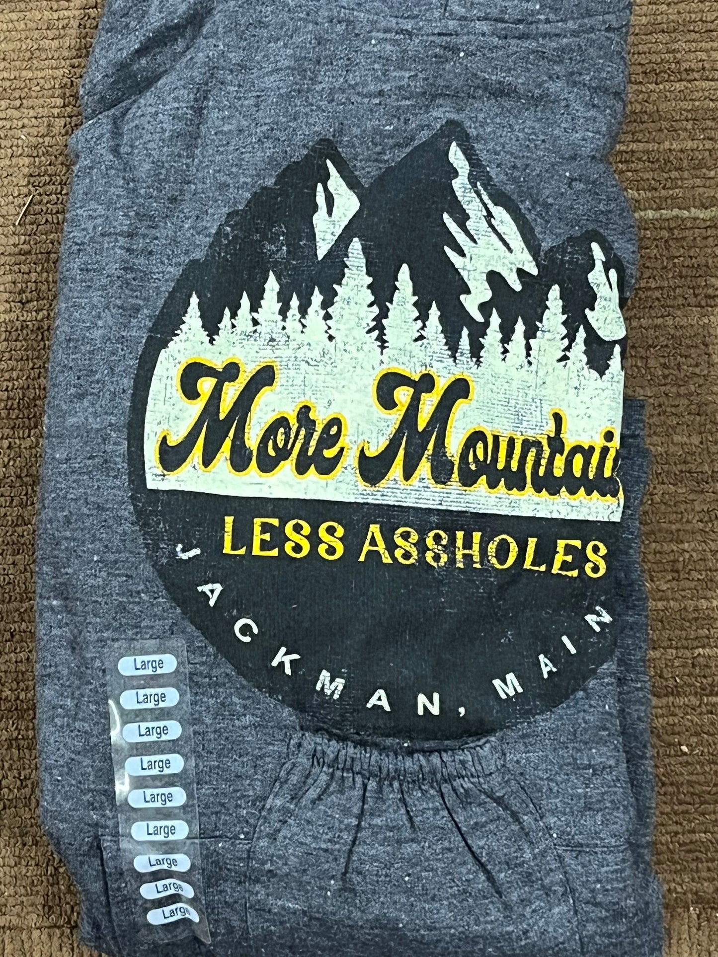 More Mountains Less Assholes Beer Pocket Hoodie 50% off