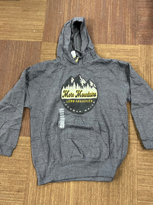 More Mountains Less Assholes Beer Pocket Hoodie 50% off