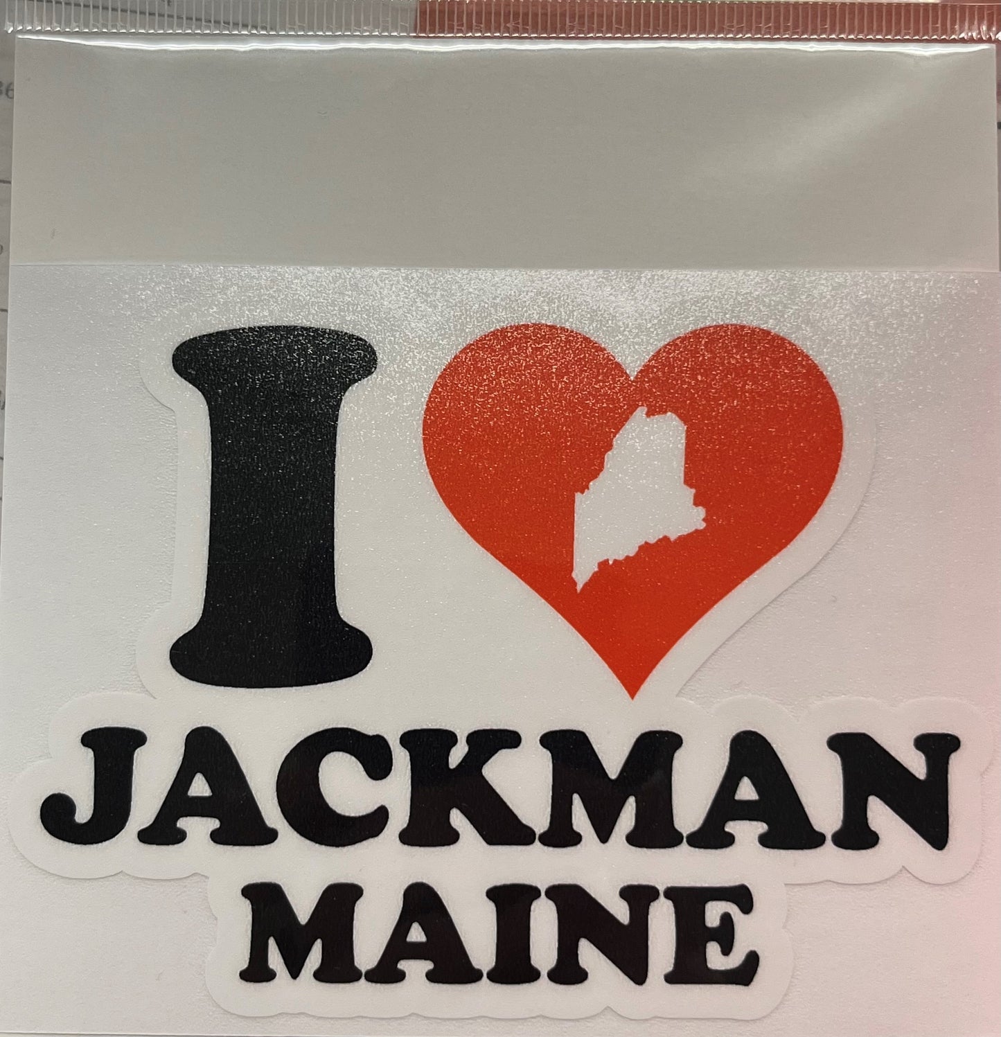 Jackman Maine Stickers