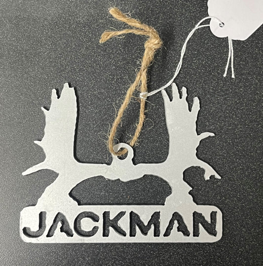 Jackman Metal Christmas Ornament